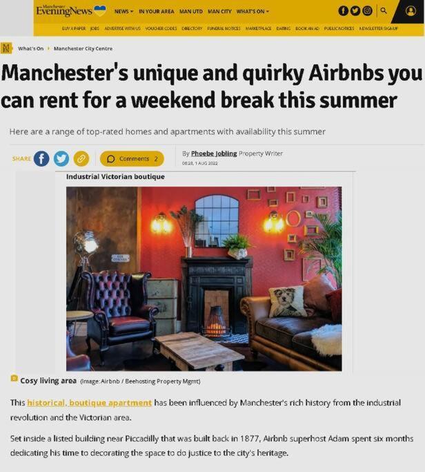 Boutique City Centre Flat By City Superhost Mánchester Exterior foto